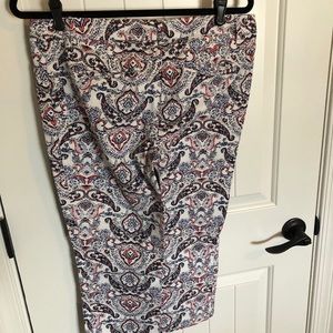 Lucy & Laurel cropped pants Sz 8